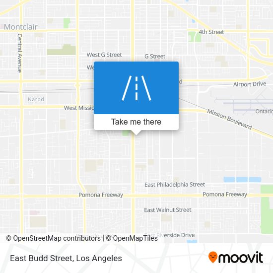 East Budd Street map