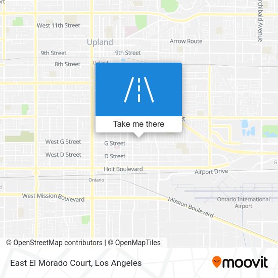 Mapa de East El Morado Court
