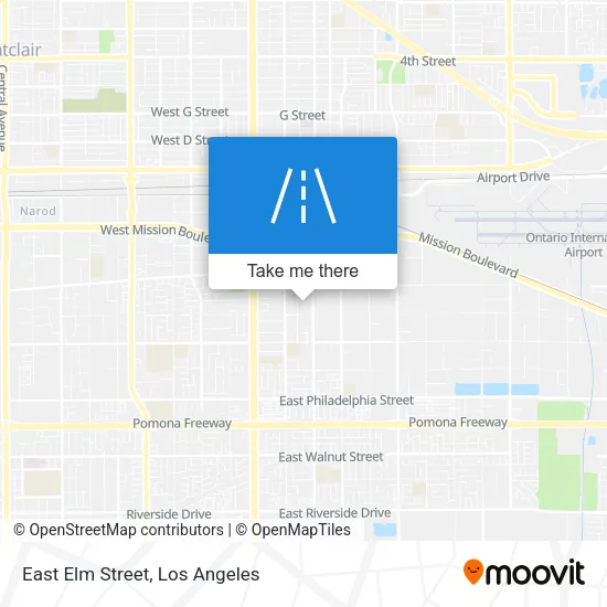 East Elm Street map