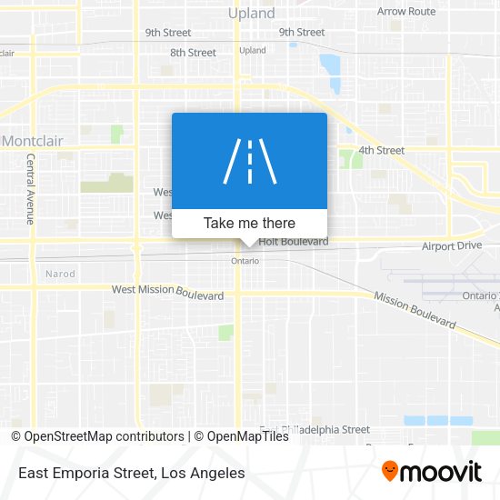 Mapa de East Emporia Street
