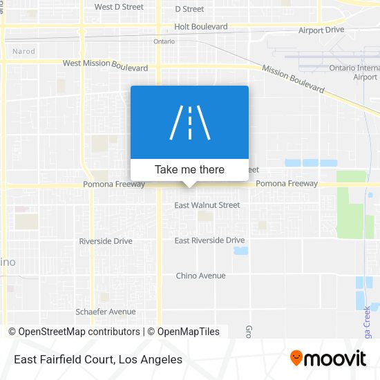 East Fairfield Court map