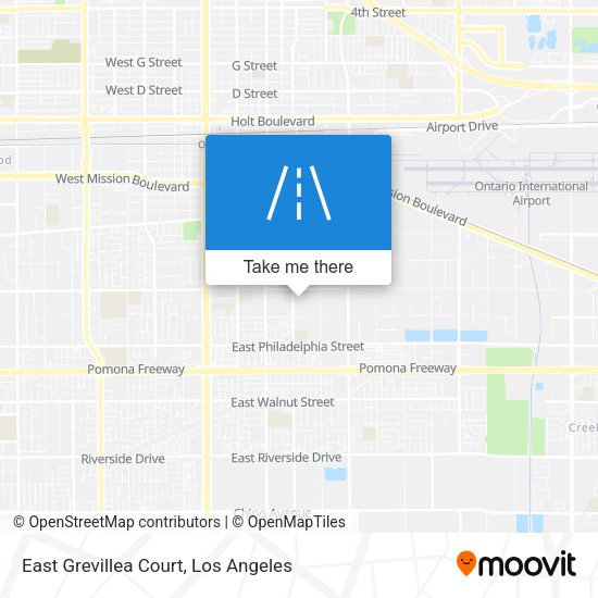 East Grevillea Court map