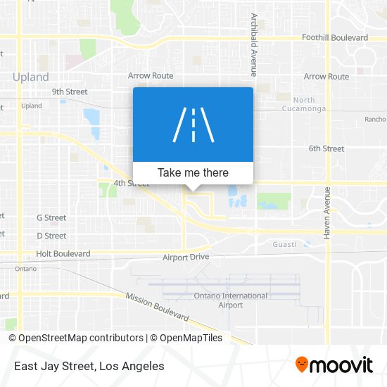 Mapa de East Jay Street