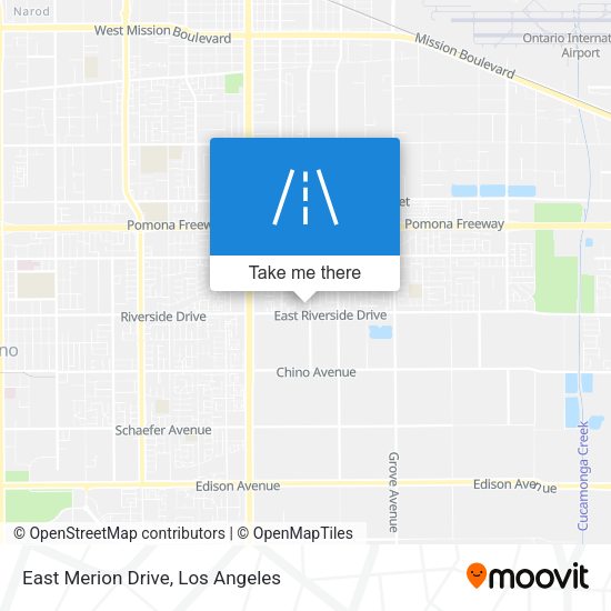 Mapa de East Merion Drive