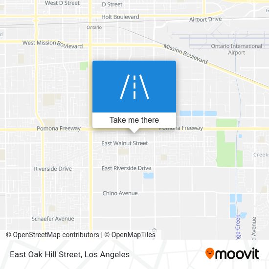 Mapa de East Oak Hill Street