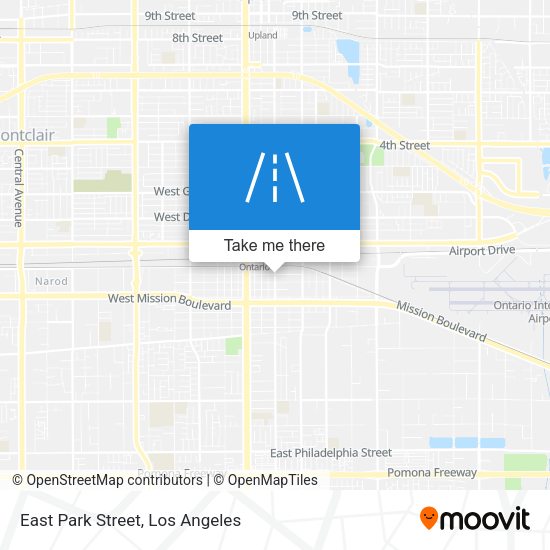 East Park Street map
