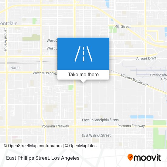 East Phillips Street map