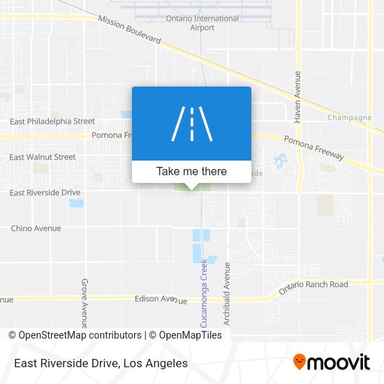 East Riverside Drive map