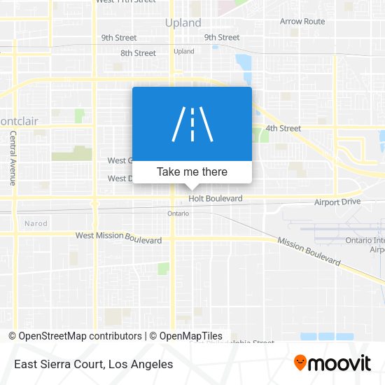 East Sierra Court map