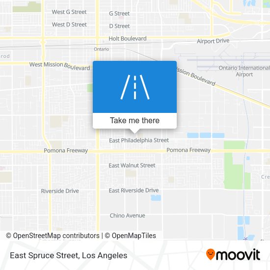 Mapa de East Spruce Street