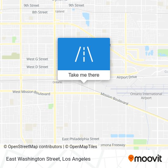 East Washington Street map
