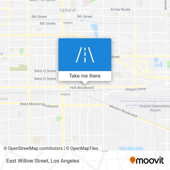 East Willow Street map