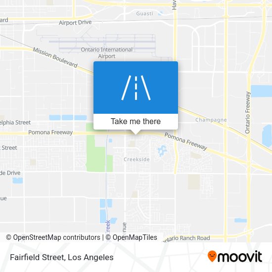 Fairfield Street map