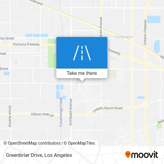 Mapa de Greenbriar Drive