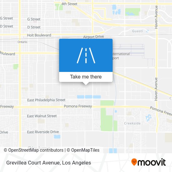 Grevillea Court Avenue map