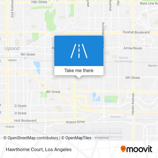 Mapa de Hawthorne Court