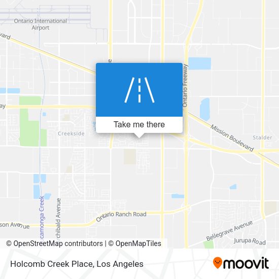 Holcomb Creek Place map