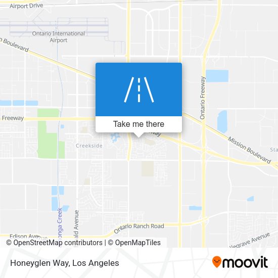 Mapa de Honeyglen Way