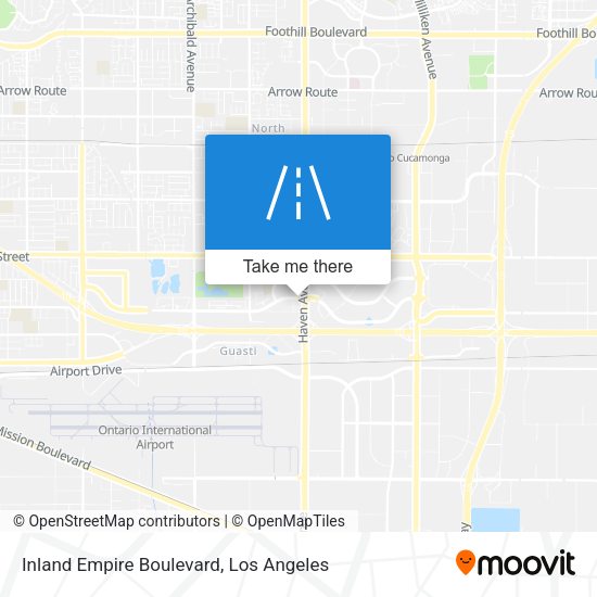 Mapa de Inland Empire Boulevard