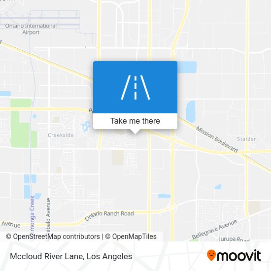 Mccloud River Lane map
