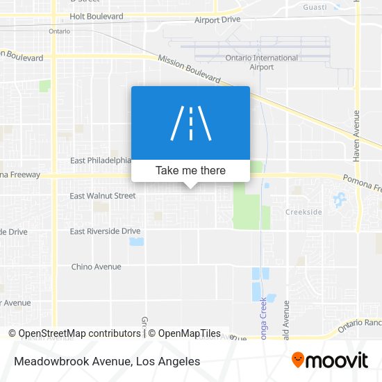 Mapa de Meadowbrook Avenue