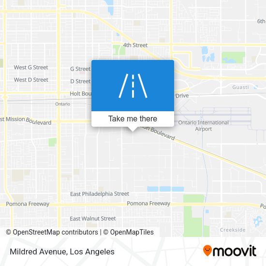 Mapa de Mildred Avenue