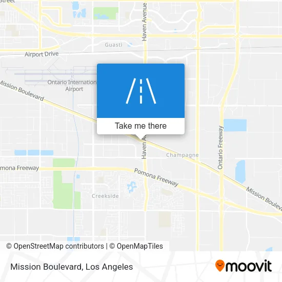 Mission Boulevard map