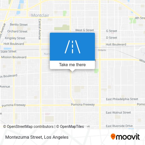 Montezuma Street map