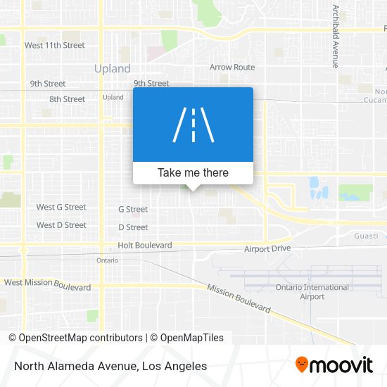 Mapa de North Alameda Avenue