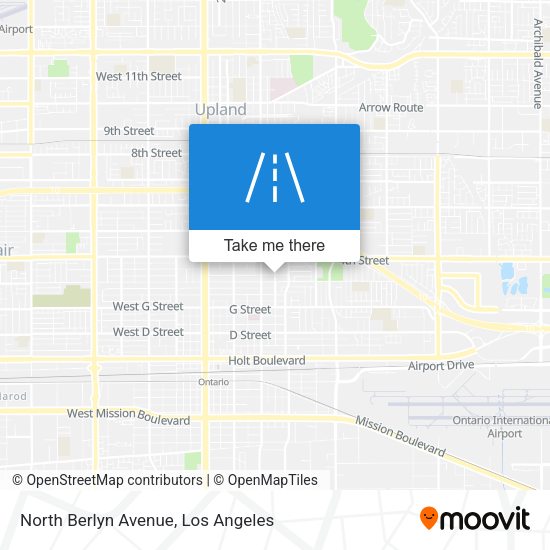 Mapa de North Berlyn Avenue