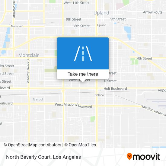 North Beverly Court map