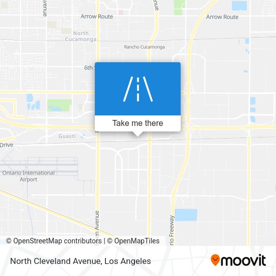 North Cleveland Avenue map