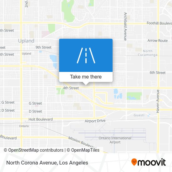 Mapa de North Corona Avenue
