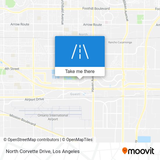 Mapa de North Corvette Drive