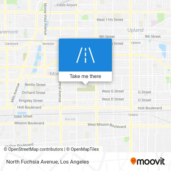 Mapa de North Fuchsia Avenue
