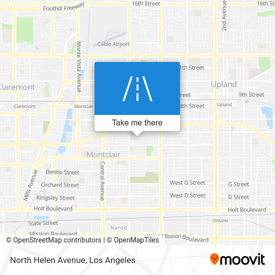 North Helen Avenue map