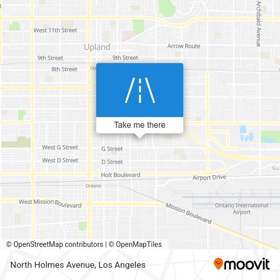 North Holmes Avenue map