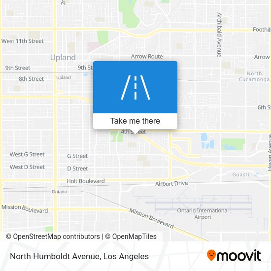 Mapa de North Humboldt Avenue
