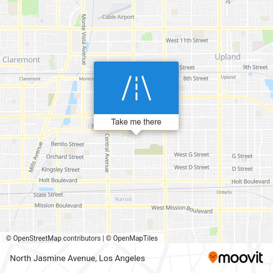 Mapa de North Jasmine Avenue