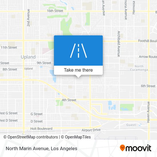 North Marin Avenue map