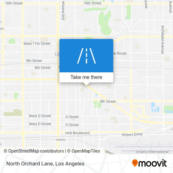 Mapa de North Orchard Lane
