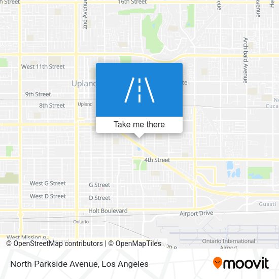 North Parkside Avenue map