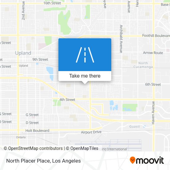 Mapa de North Placer Place