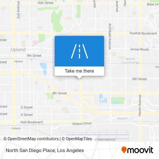 North San Diego Place map