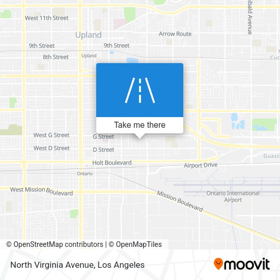 Mapa de North Virginia Avenue