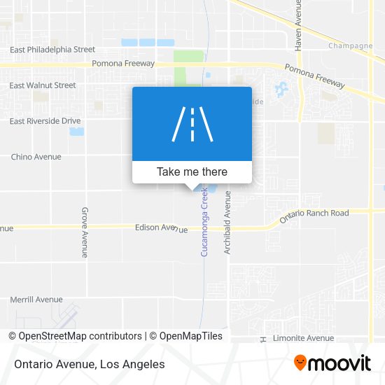 Mapa de Ontario Avenue