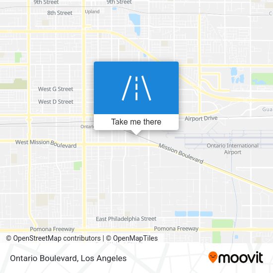 Mapa de Ontario Boulevard