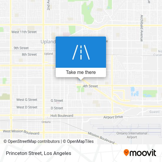 Mapa de Princeton Street