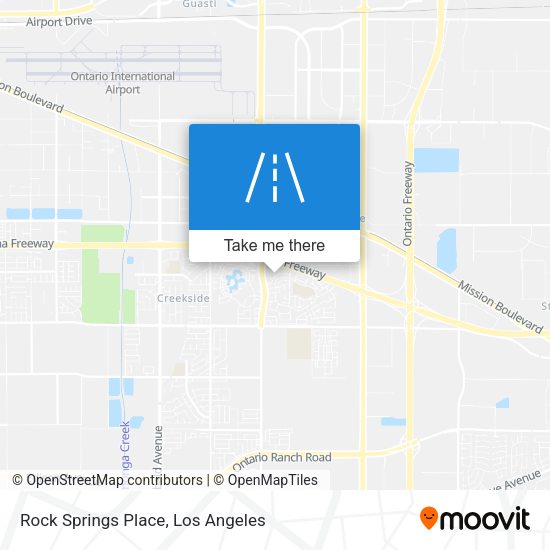 Rock Springs Place map