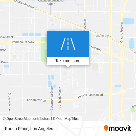 Mapa de Rodeo Place